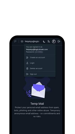 Temp Mail • Disposable Email Address скриншот 2