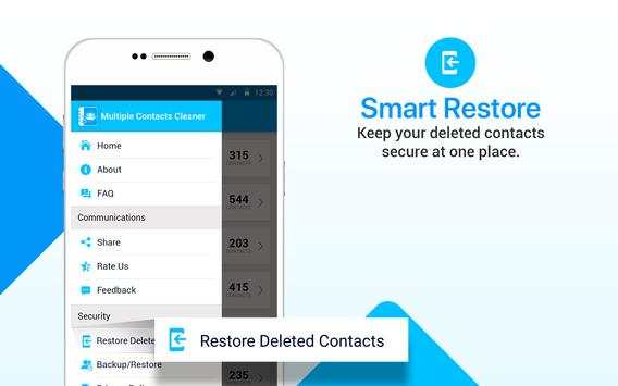 Multiple Contacts Cleaner Pro 16 تصوير الشاشة