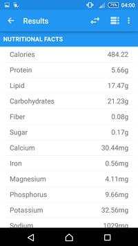 FoodScanner स्क्रीनशॉट 6