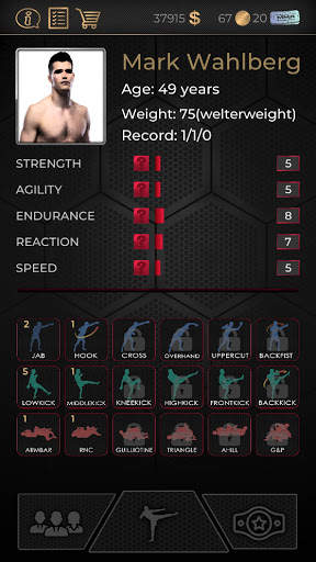 MMA Simulator Offline screenshot 1