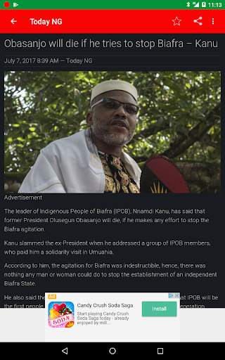 Biafra World News   Radio   TV screenshot 11