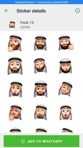 Memoji Hijab Stickers screenshot 4