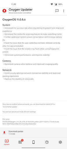 Oxygen Updater screenshot 2