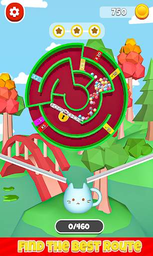 Roda Puzzle Labirin Multi Bola screenshot 5