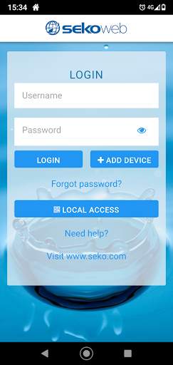 Fully control your SEKO devices by the web скриншот 1