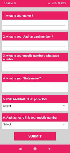 PVC Aadhar Card App screenshot 3