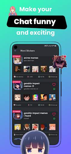  999K Anime Stickers WASticker screenshot 5