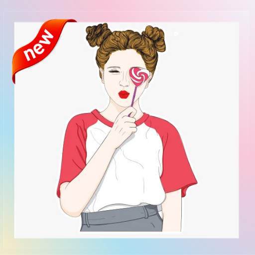 Girls Stickers For whatsapp 1.0