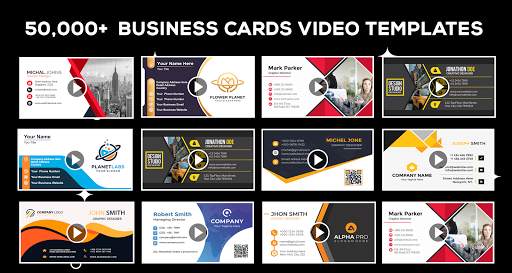 Video Business Card Maker: Visiting Card Maker screenshot 1