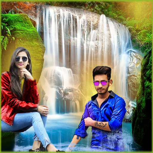 Waterfall Photo Editor – Dual photo frame icon