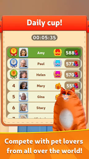 🔥Kitty Scramble: Word Stacks 4 تصوير الشاشة