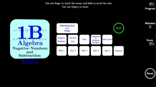 Algebra Tutorial 1B screenshot 1