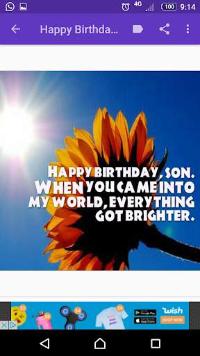 Happy Birthday Son screenshot 5