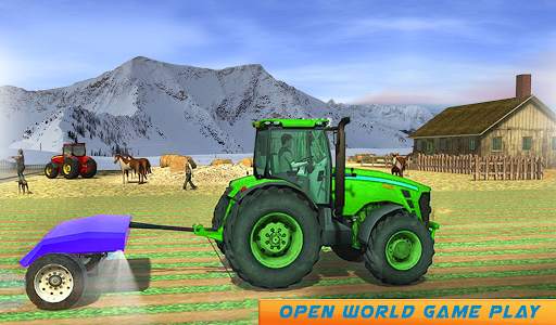 Snow Tractor Agriculture Simulator screenshot 8