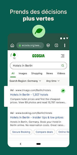 Ecosia: Le navigateur écolo screenshot 6