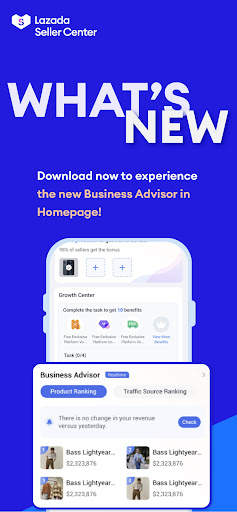 Lazada Seller Center screenshot 1
