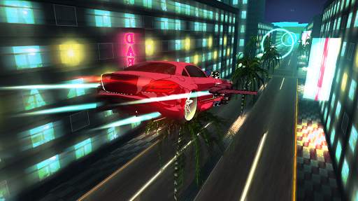 Flying Car Futuristic City स्क्रीनशॉट 8