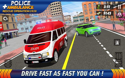 Police Ambulance Rescue Driver screenshot 4