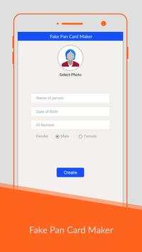 Pan Card Maker Prank screenshot 1