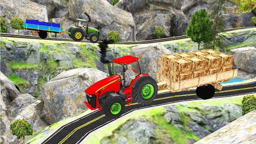 Off-Road Tractor Trolley Game screenshot 3