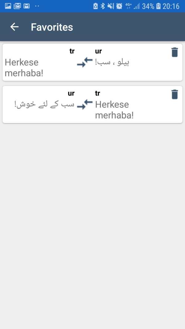 Urdu Turkish Translator screenshot 3