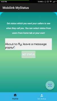 Mobilink MyStatus скриншот 4
