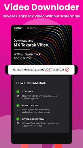 Downloader for MX TakaTak - Without Watermark screenshot 1