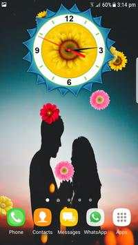 Floral Clocks - 3D Live Wallpapers screenshot 3