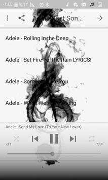 Adele Best Songs 3 تصوير الشاشة