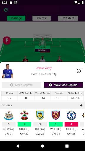 Fantasy Manager for EPL screenshot 3