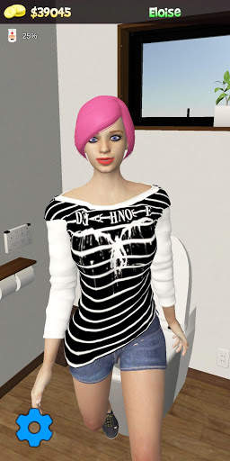 My Virtual Girl at home Pocket Girlfriend Shara 3D screenshot 4