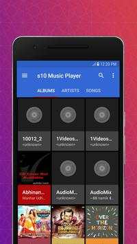 s10 Music Player screenshot 2
