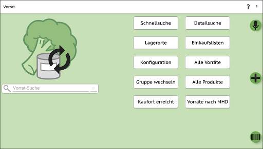 Vorrat, Lager, Einkaufslisten screenshot 9