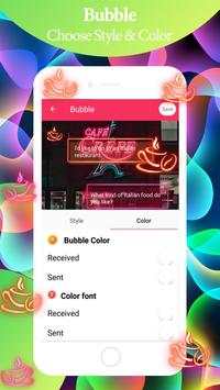Neon Theme Colors SMS - Color Message screenshot 5