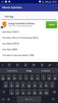 Movie Subtitle app - Subtitles downloader screenshot 2