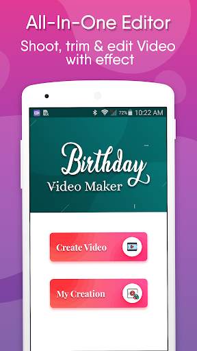 Birthday video maker with song screenshot 2