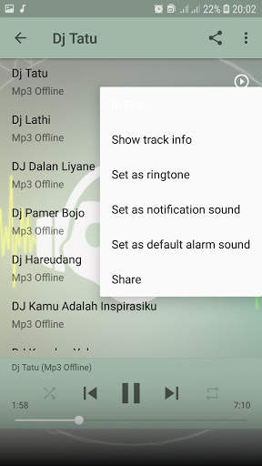 Dj Opo Aku Salah - Tatu Offline screenshot 5