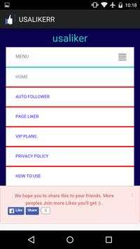 Auto Liker For Fb screenshot 2