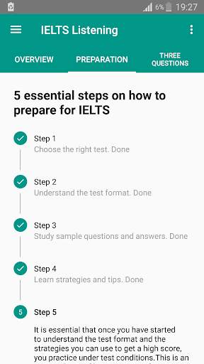 IELTS Listening screenshot 1