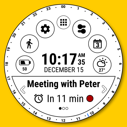 ikon Calendar Watch Face