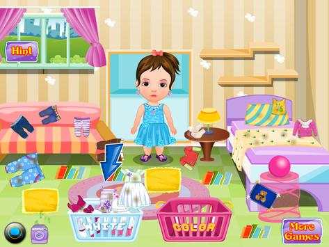 Home Laundry Girls Games screenshot 1