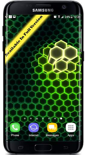 Neon Cells Particles 3D Live Wallpaper screenshot 4