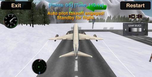 Flight Simulator Snow Plane 3D screenshot 6