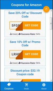 Coupons for Amazon Shop screenshot 1