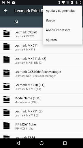 Lexmark Print Service Plugin screenshot 1