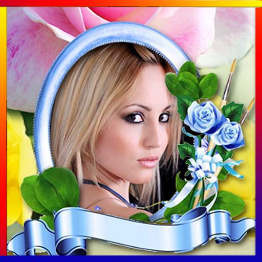 Rose flower photo frames 1.5