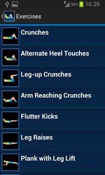10 Daily Abs Exercises screenshot 3