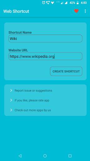 Website Shortcut Maker - URL Shortcut Maker screenshot 1