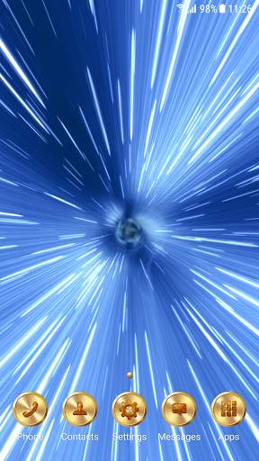 Hyperspace Live Wallpaper screenshot 1