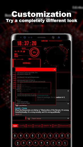 Hacker Theme Launcher screenshot 2